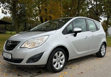 Opel Meriva II Mikrovan 1.4 Twinport ECOTEC 100KM 2010 Opel Meriva Bezwypadkowy, oryginalny lakier, instalacja gazowa LPG 1.4