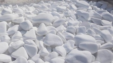 ГАЛЬКА БЕЛАЯ ТАССОС 3-6см ГЛОССАРИЙ КАМЕНЬ 10кг