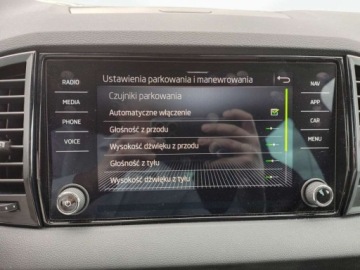 Skoda Karoq Crossover Facelifting 2.0 TSI 190KM 2023 Skoda Karoq Sportline, 4x4, Matrix, Kamera, Keyless, ACC, Podgrzewana szyb, zdjęcie 27