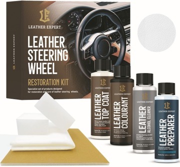LEATHER EXPERT BIAŁY ZESTAW RENOWACJA SKÓRY BUTÓW