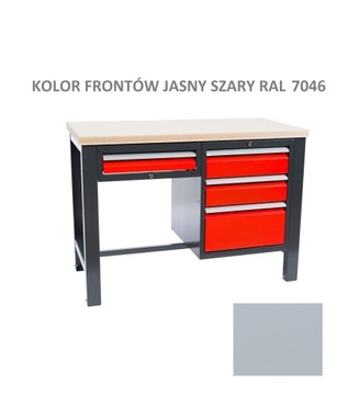 Stół warsztatowy do garażu narzędziowy ślusarski