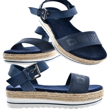 ЖЕНСКИЕ СПОРТИВНЫЕ САНДАЛИИ BIG STAR НА ПЛАТФОРМЕ