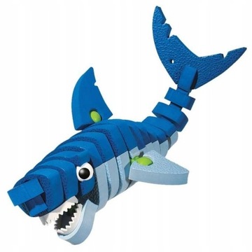 Мягкий 3D-пазззл Shark Foam Blocks из 47 элементов.