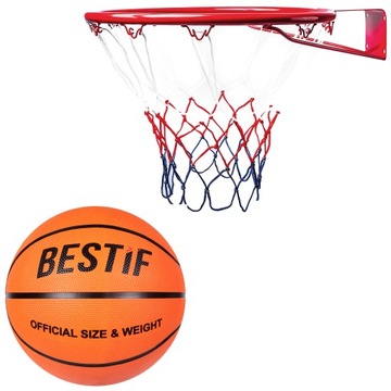 Большой баскетбольный обруч 45 см корзина сетки мяч