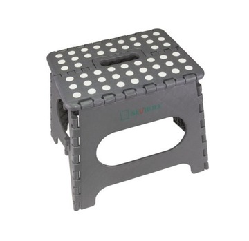 TABORET PODEST SKŁADANY SZARY SEVROLL 27cm