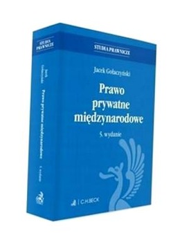 PRAWO PRYWATNE MIĘDZYNARODOWE W.5 JACEK GOŁACZYŃSKI