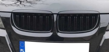 СНЯТИЕ ПОЧЕЧНОЙ РЕШЕТКИ для BMW E90 E91 2005-2008 ПРЕДВАРИТЕЛЬНЫЙ ПОДЪЕМНИК ГЛЯНЦЕВЫЙ ЧЕРНЫЙ