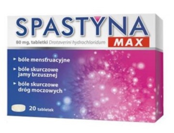Spastyna MAX lek przeciwbólowy 80 mg 20 tabl.