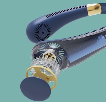 ПОРТАТИВНЫЙ СПОРТИВНЫЙ ВЕНТИЛЯТОР ШЕЙНЫЙ USB-ВЕНТИЛЯТОР