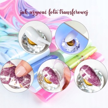 Передача фольги дизайн 10-4 украшения ногтей голо