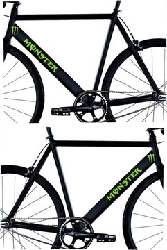 MONSTER Pazury Naklejki na rower 213B RÓŻNE KOLORY