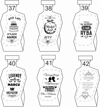 Графин с гравировкой + 6 стаканов. Набор для виски.