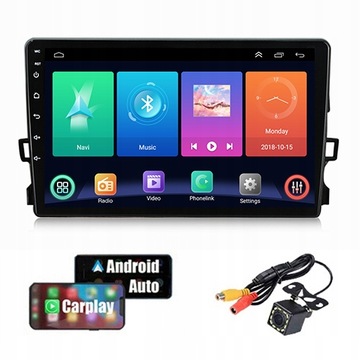 TOYOTA AURIS 2006-2012 RADIO GPS ANDROID BT 4/64GB