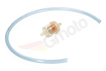 Filtr paliwa z wężykiem 6mm Zipp Romet Keeway Barton Benzer Skuter Wilga 4T