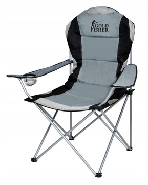 Кресло складное для рыбалки КАСТОР, серый