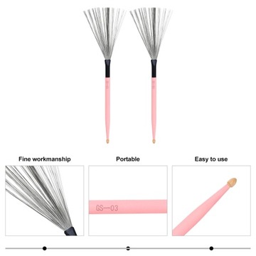 Большая барабанная щетка с двойной головкой