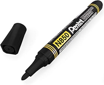 MARKER PERMANENTNY PENTEL N850 OKRĄGŁY CZARNY