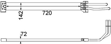 Mahle Масляный радиатор PORSCHE CAY / TOUAREG | CLC109000P