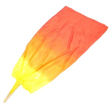 Декоративный танцевальный веер из атласного шелка