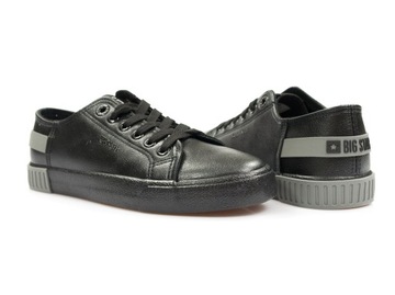 Czarne trampki Big Star sportowe buty Sneakersy