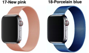 РЕМЕШОК ДЛЯ ЧАСОВ APPLE 3 4 5 6 7 8 9 SE ULTRA 2 38/40/41/42/44/45/49 миланский