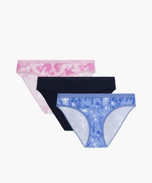 3-PACK Figi majtki damskie Bikini bawełna Atlantic M