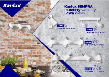 Фитинг Kanlux SEMPRA EL-2I B-SR