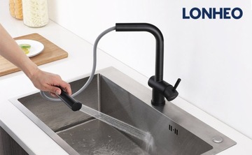 Lonheo Смеситель для кухни Смеситель с выдвижным изливом