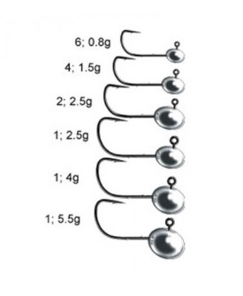 Джиг-головки DRAGON V-POINT MICRO 1 5,5г 5 шт.