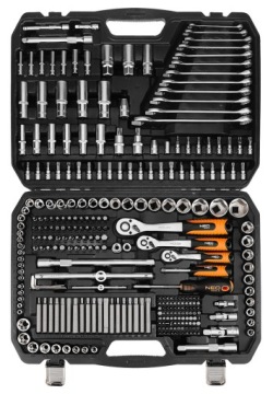 NEO Набор больших пикообразных ключей 300 эл. 1/2 1/4 3/8 - пикообразные ключи CrV