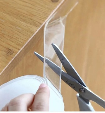 ЛЕНТА ДВУСТОРОННЯЯ МНОГОРАЗОВАЯ НАНО ПРОЗРАЧНАЯ ВОДОНЕПРОНИЦАЕМАЯ 3м