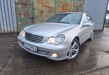Mercedes Klasa C W203 Kombi T203 3.0 V6 (C 320 CDI) 224KM 2005 Mercedes-Benz Klasa C AVANGARDE Automat Skorzana Tapicerka Tempomat Szyber, zdjęcie 2