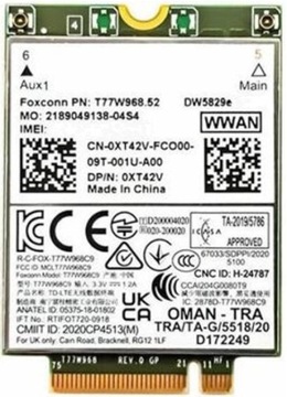 Modem DELL WWAN DW5829e do Latitude