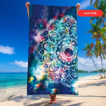 RĘCZNIK PLAŻOWY KĄPIELOWY MIĘKKI 140X70 MIKROFIBRA SZYBKOSCHNĄCY MIX WZORÓW