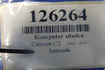 CITROEN C2 1.4 JEDNOTKA MOTORU 21584579-7
