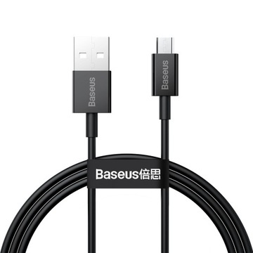 Kabel micro USB 2.4A, Szybki Wytrzymały 1m Baseus