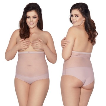 Mitex Glam wysokie figi wyszczuplające pink XL