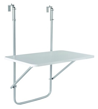 STOLIK BALKONOWY SKŁADANY PATIO 40 X 60 CM