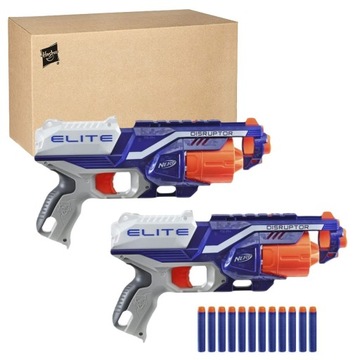НАБОР 2x ПИСТОЛЕТА NERF ELITE DISRUPTOR + СТРЕЛЫ