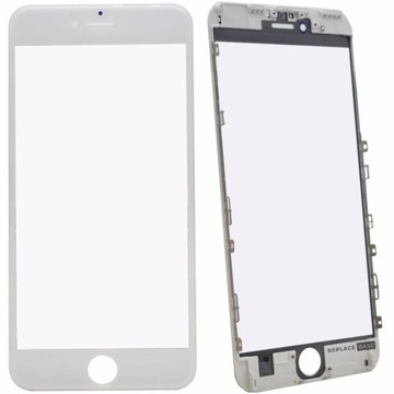 3w1 Szybka + OCA + Ramka Apple iPhone 6S BIAŁA / DO REGENERACJI