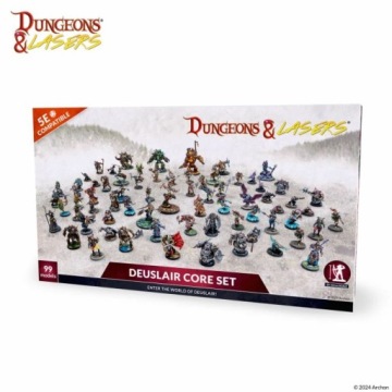 Dungeons and Lasers Deuslair Core Set / RPG / Gry bitewne
