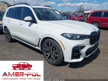 BMW X7 2022 BMW X7 XDrive40i 2022, 3.0L R6 335KM, auto odpala i jezdzi, od ubezpieczal
