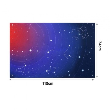 Tablica z filcową opowieścią o kosmosie Prezent urodzinowy Montessori Miękk
