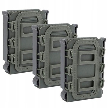 ŁADOWNICA na 3 MAGAZYNKI AR15 5.56 molle OPEN TOP
