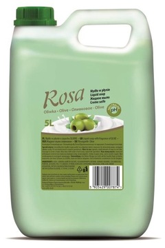 Mydło w płynie kremowe ROSA 5l PET Oliwka POLIN