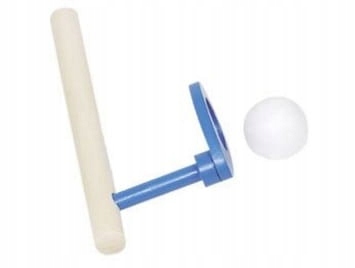 DMUCHAWKA DREWNIANA DMUCHAJKA LOGOPEDYCZNA 2XPIŁKA