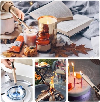 Зажигалка-свеча, беспламенная, перезаряжаемая USB-C