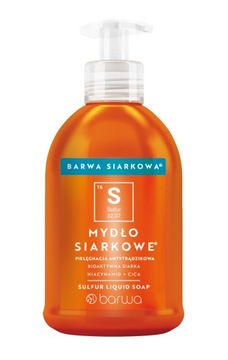BARWA MYDŁO SIARKOWE W PŁYNIE ANTYTRĄDZIKOWE 300ML