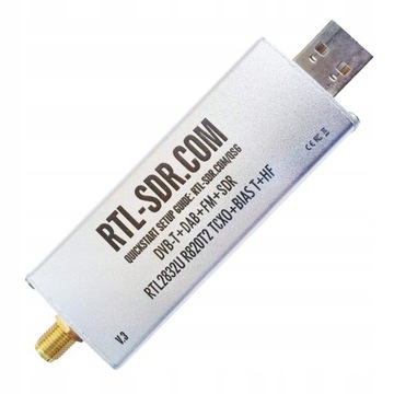 RTL-SDR Blog RTL SDR V3 R820T2 RTL2832U 1PPM TCXO