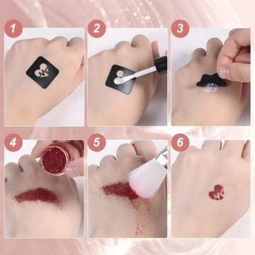 Набор для блестящих тату, шаблоны, блестящие татуировки, большие поделки своими руками